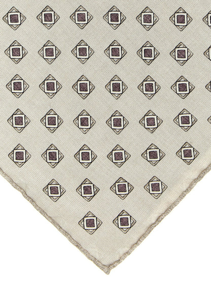 Brunello Cucinelli Multicolor Silk Pocket Square