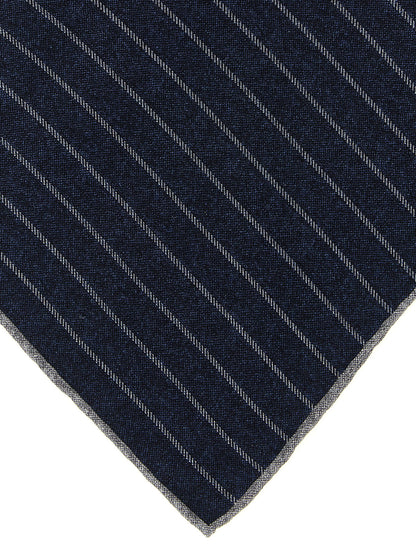 Brunello Cucinelli Blue Silk Pocket Square