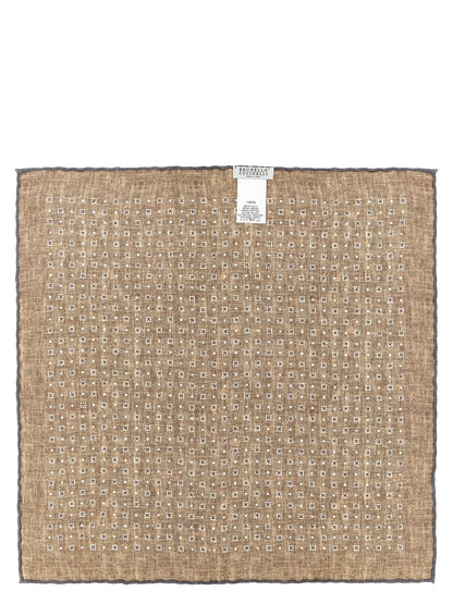 Brunello Cucinelli Gray Silk Accessories