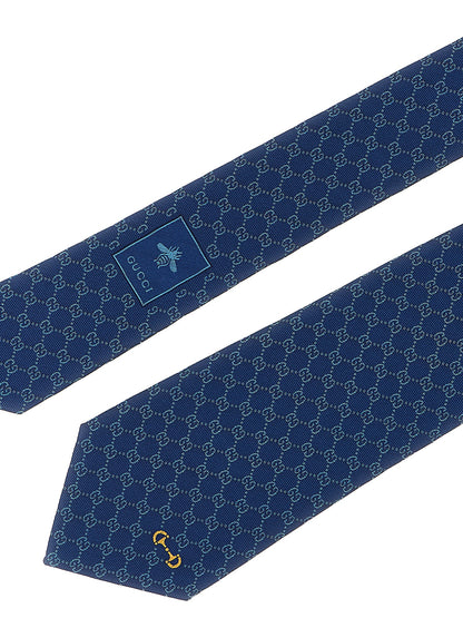 Gucci Blue Silk Tie