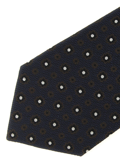 Saint Laurent Blue Silk Tie