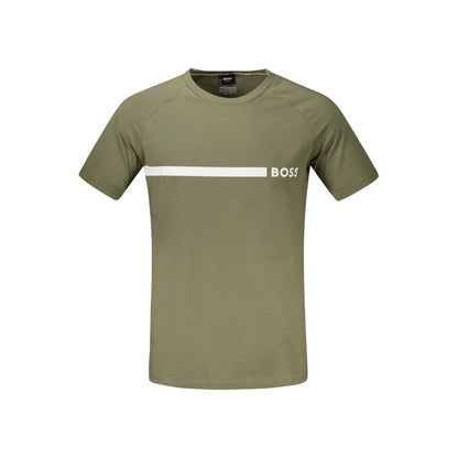 Hugo Boss Verde Cotton Men T-Shirt