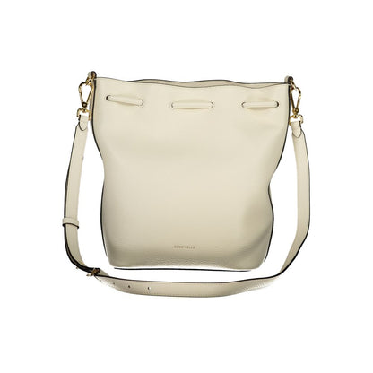 Coccinelle White Leather Handbag