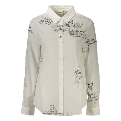 Desigual White Cotton Women's Shirt