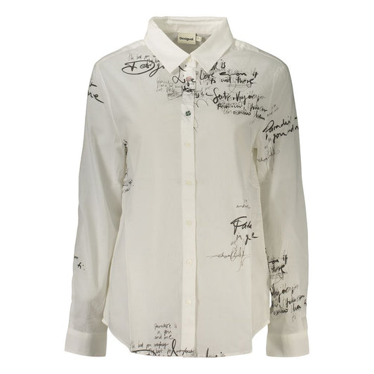 Desigual White Cotton Women's Shirt