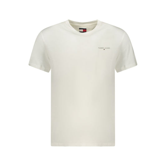 Tommy Hilfiger White Cotton Men's T-Shirt