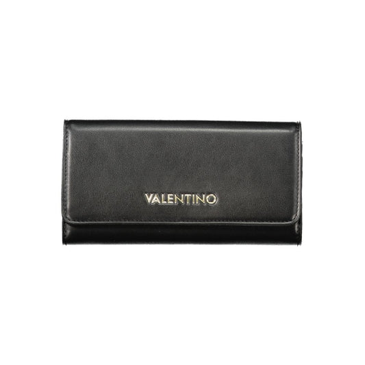 Mario Valentino Black Polyurethane Women's Wallet