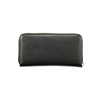 Mario Valentino Black Polyurethane Women's Wallet