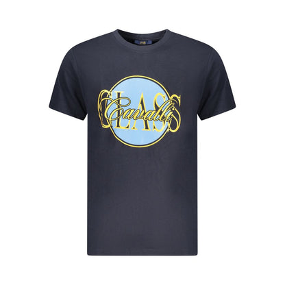 Cavalli Class Blue Cotton Men's T-Shirt
