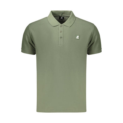 U.S. Grand Polo Green Cotton Men's Polo Shirt
