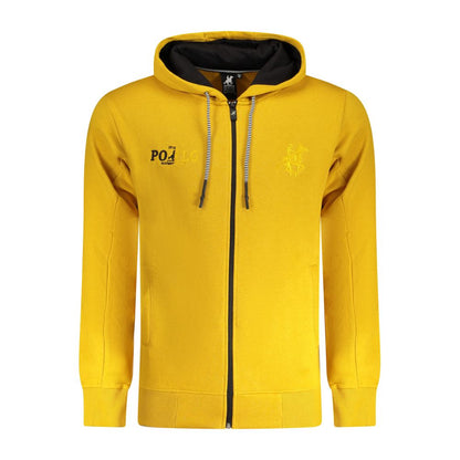 U.S. Grand Polo Yellow Cotton Sweatshirt