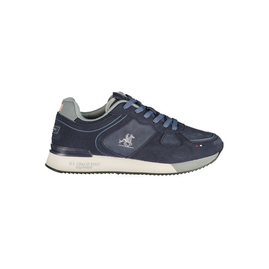 U.S. Grand Polo Blue Polyester Athletic Sneakers
