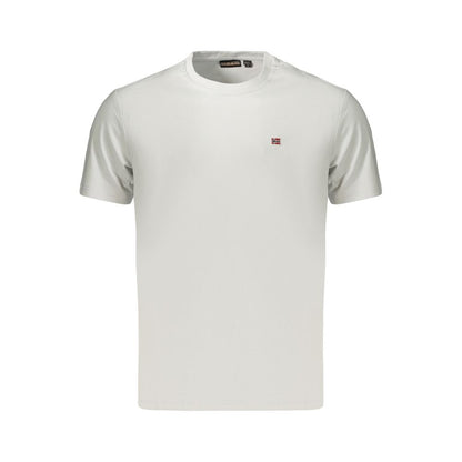Napapijri Gray Cotton T-Shirt