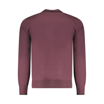 U.S. Grand Polo Red Nylon Cardigan