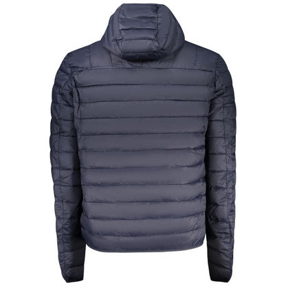 Cavalli Class Blue Polyester Shell Jacket