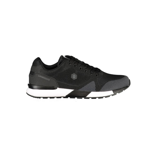 Lumberjack Black Polyester Athletic Sneakers