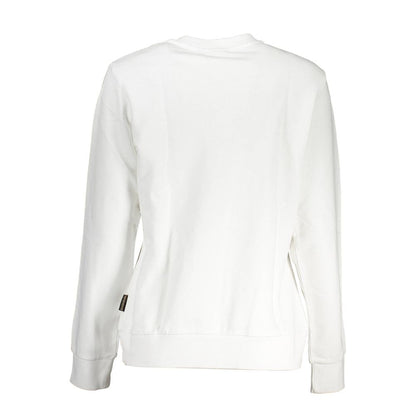 Napapijri White Cotton Sweatshirt
