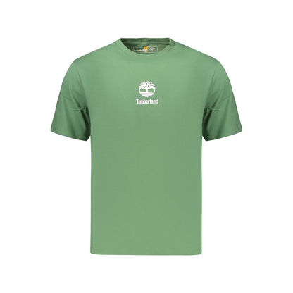 Timberland Green Cotton T-Shirt