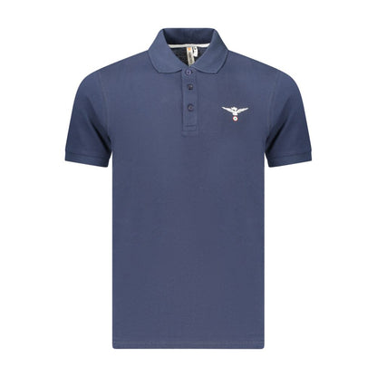 Accademia Militare Blue Cotton Polo Shirt