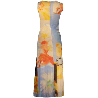 Desigual Blue Elastane Casual Dress