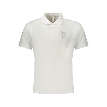 Accademia Militare White Cotton Polo Shirt
