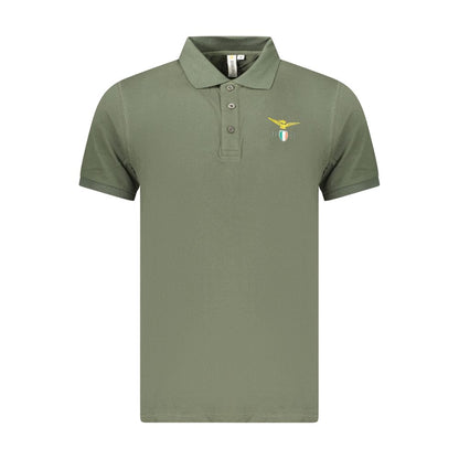 Accademia Militare Green Cotton Polo Shirt