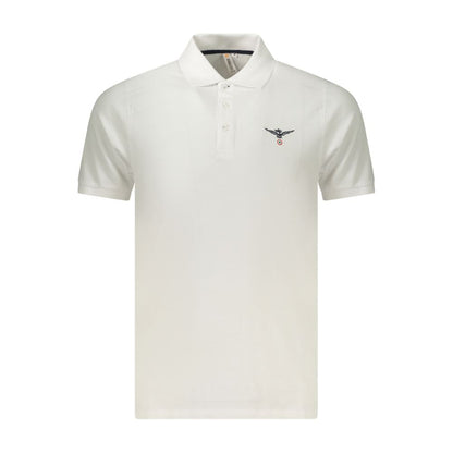 Accademia Militare White Cotton Polo Shirt