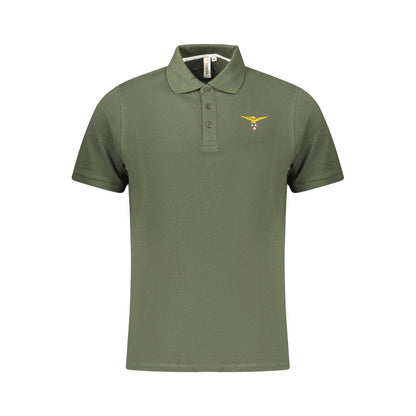 Accademia Militare Green Cotton Polo Shirt