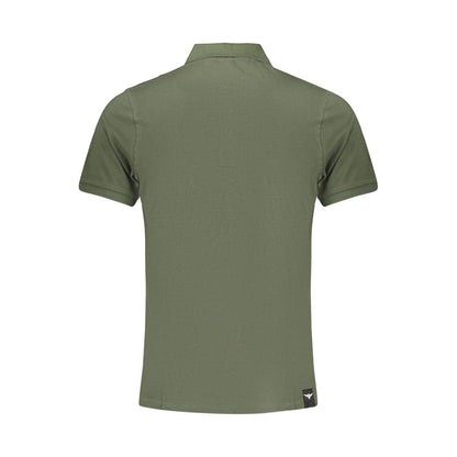 Accademia Militare Green Cotton Polo Shirt