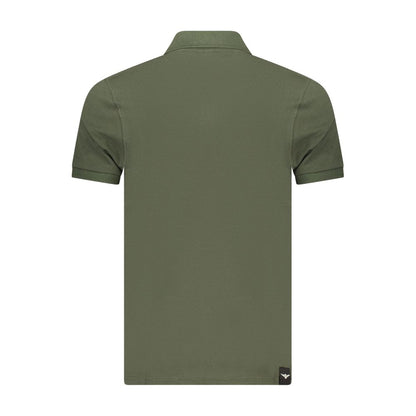 Accademia Militare Green Cotton Polo Shirt