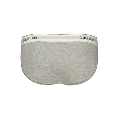 Calvin Klein Gray Cotton Briefs