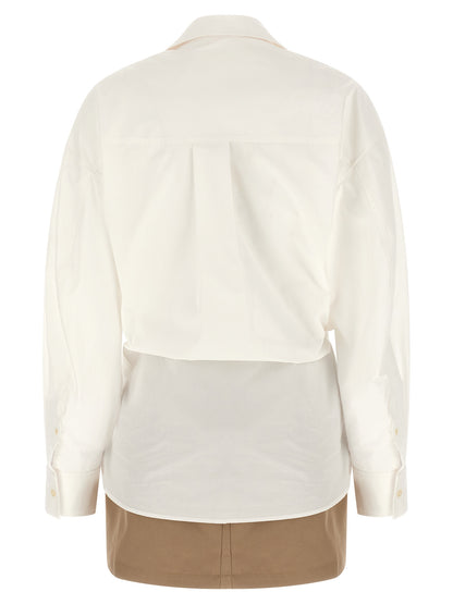Alexander Wang White Cotton Short Dress