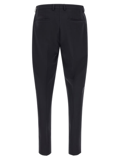Dolce & Gabbana Blue Virgin Wool Two-Piece Suit