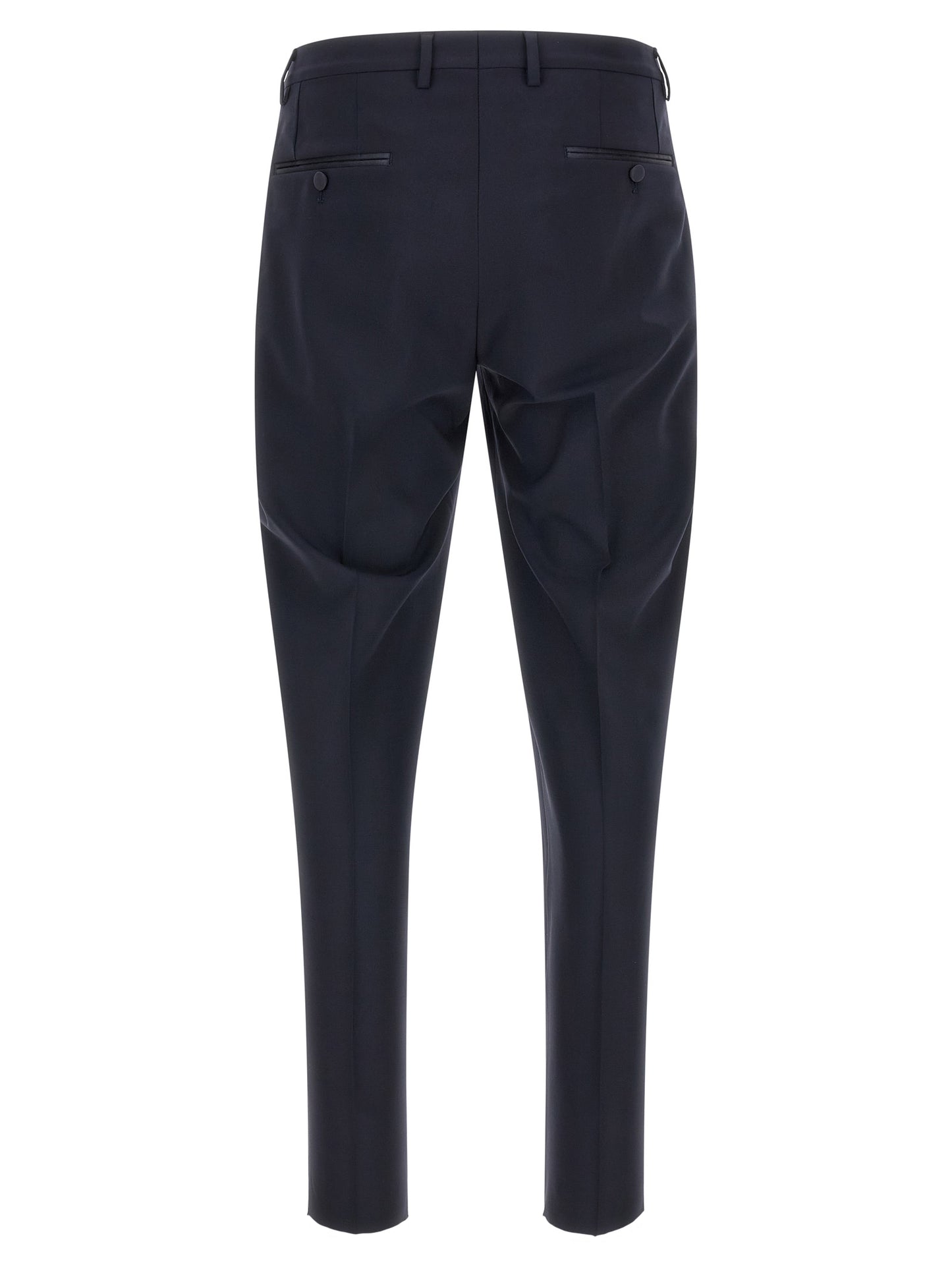 Dolce & Gabbana Blue Virgin Wool Two-Piece Suit