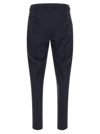 Dolce & Gabbana Blue Virgin Wool Two-Piece Suit