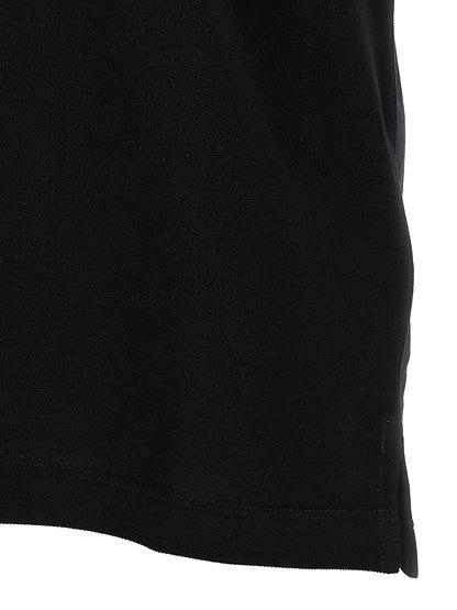 Fendi Black Cotton Polo Shirt