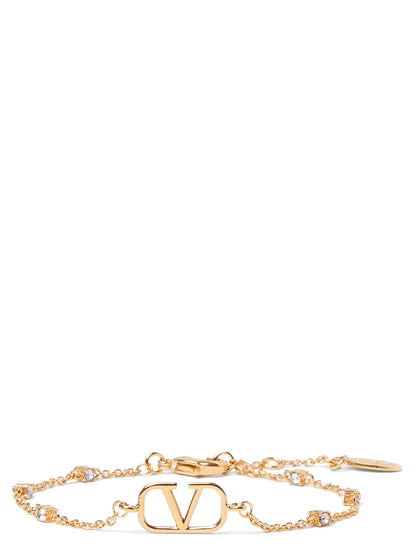Valentino Garavani Gold Brass Bracelet