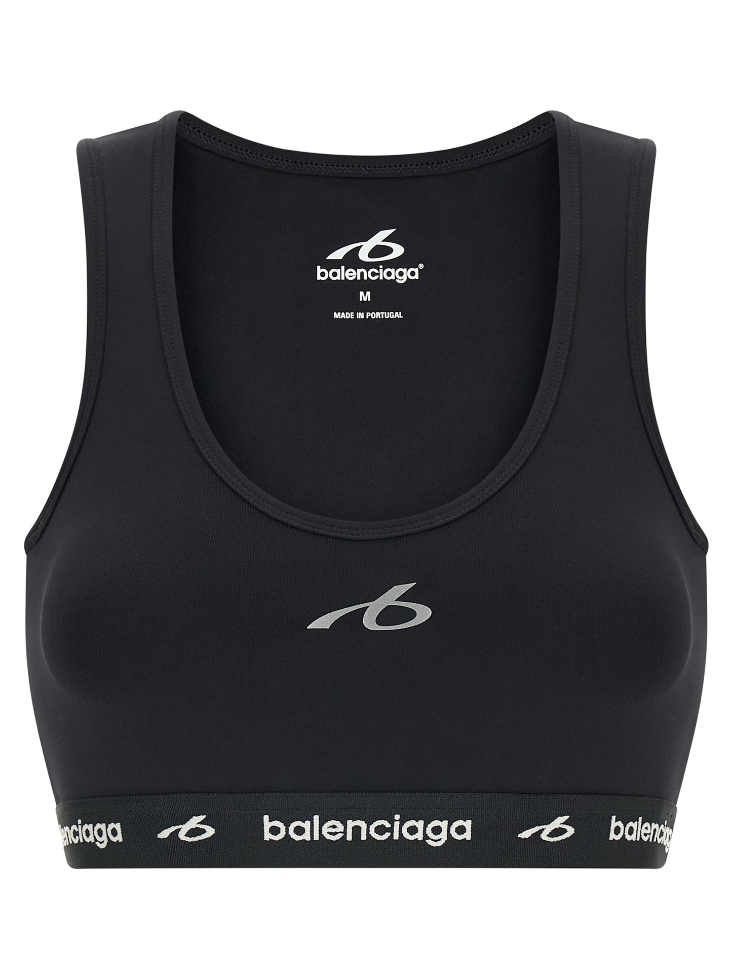 Balenciaga Black Polyamide Sport Bra
