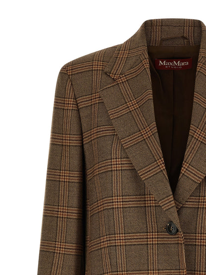 Max Mara Brown Wool Blazer