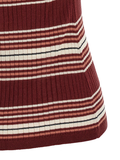 Max Mara Bordeaux Silk Polo Shirt