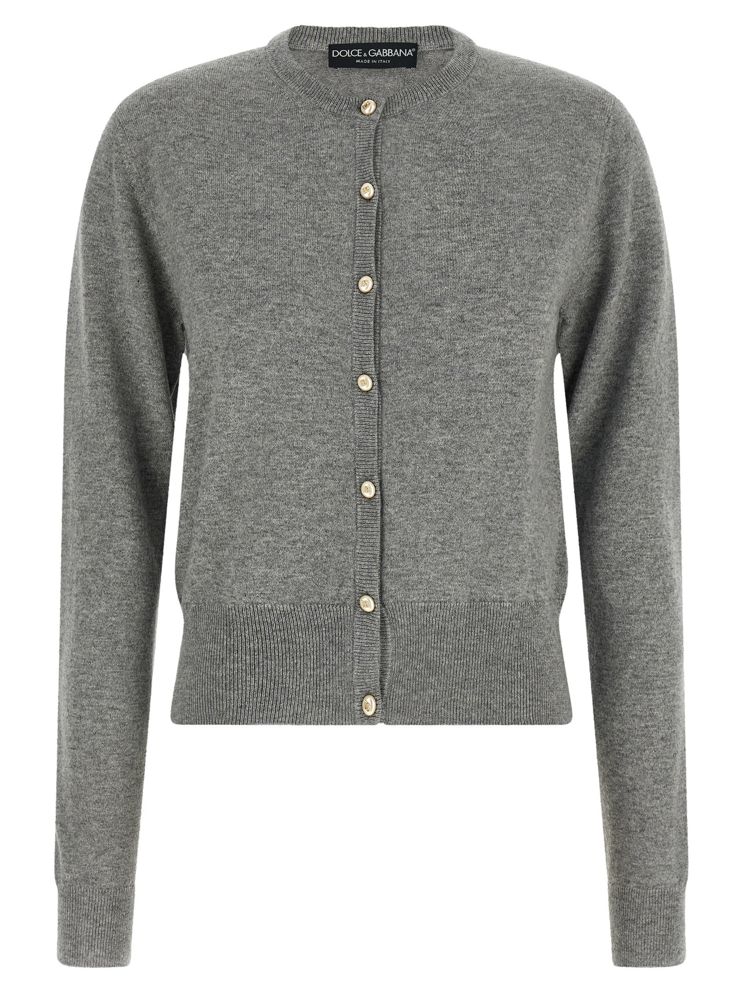 Dolce & Gabbana Gray Cashmere Cardigan