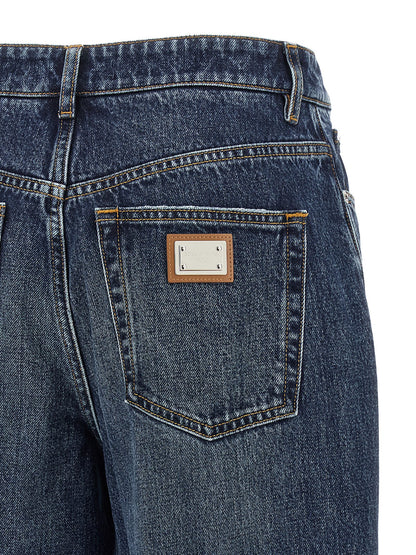 Dolce & Gabbana Blue Cotton Jeans Denim