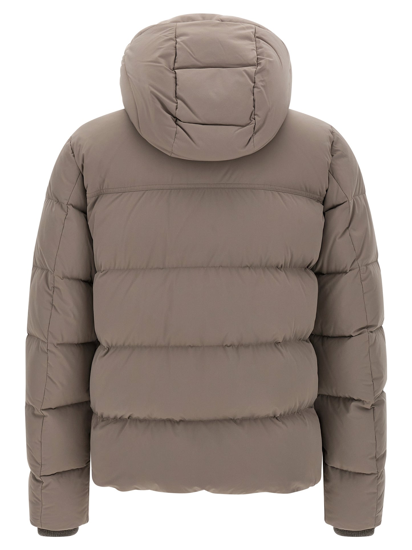 MooRER Gray Wool Bomber