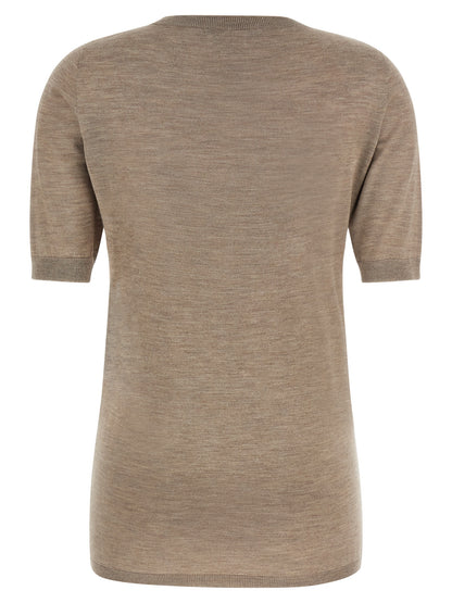 Fabiana Filippi Beige Cashmere Cardigan
