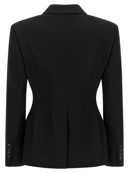Brunello Cucinelli Black Virgin Wool Blazer