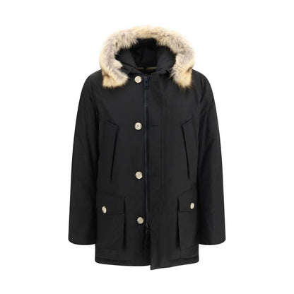 Woolrich Black Polyamide Coat