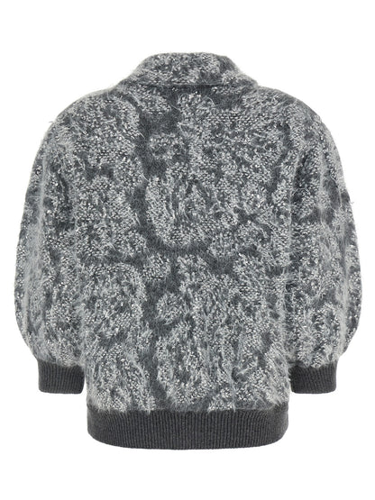 NUDE Gray Wool Cardigan