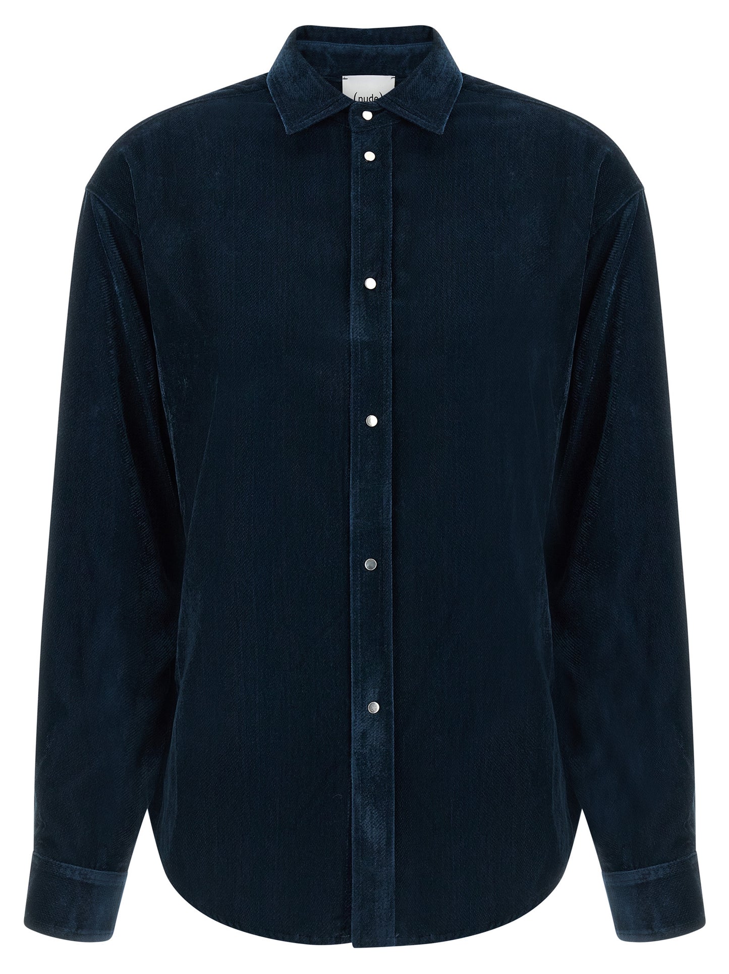 NUDE Blue Viscose Blouse