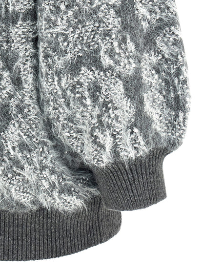NUDE Gray Wool Cardigan
