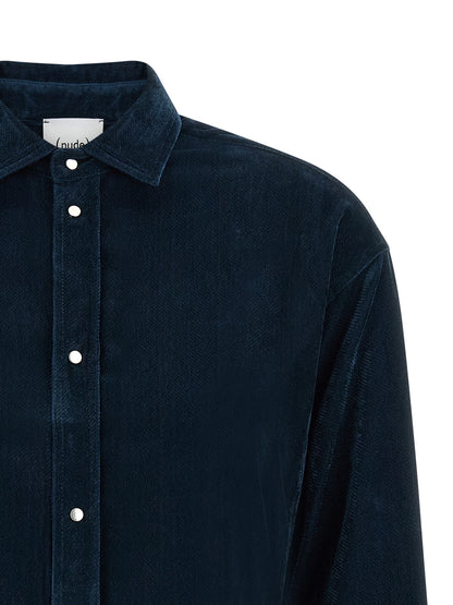 NUDE Blue Viscose Blouse